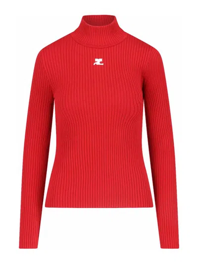 COURRÈGES LOGO TURTLENECK