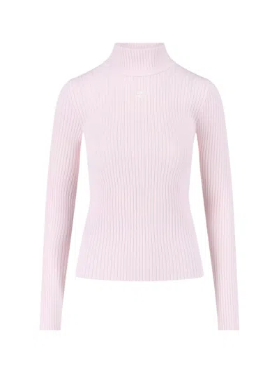 Courrèges Logo Turtleneck Sweater