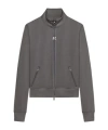 Courrèges Logo Zip Jacket In Gray