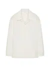 Courrèges Logo-print Oversized Jacket In White