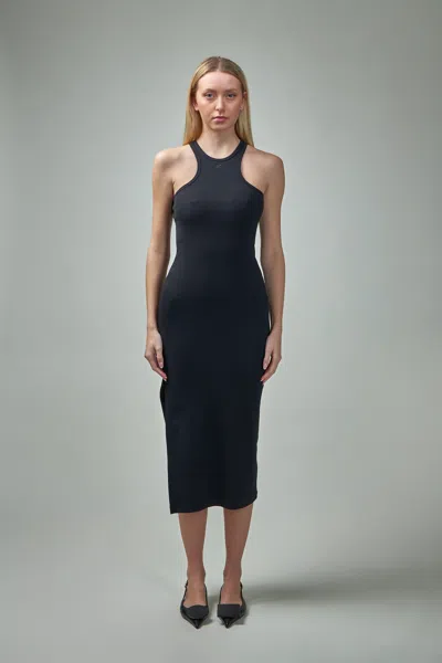 COURRÈGES LONG DRESS SCUBA 90'S RIB