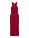 Courrèges Cotton Dress Stretch Fitted Silhouette Midi