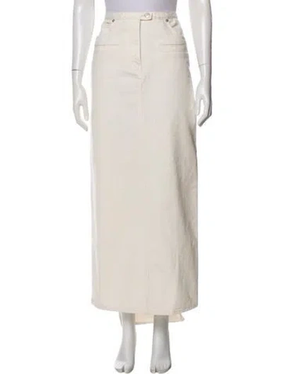 Pre-owned Courrèges Long Skirt In Grey