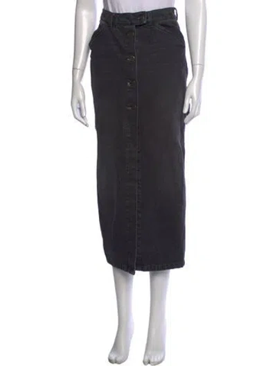 Pre-owned Courrèges Long Skirt In Grey