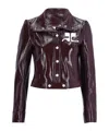 Courrèges High Collar Cropped Cotton Jacket