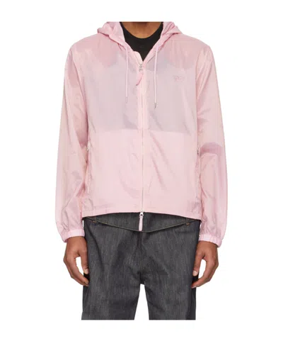Courrèges Long Sleeve Casual Jacket In Pink