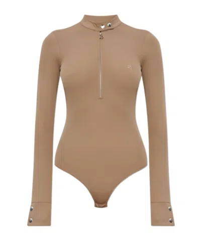 Courrèges Long Sleeve Jumpsuit In Multi