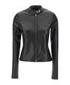 Courrèges Long-sleeved Casual Jacket In Black
