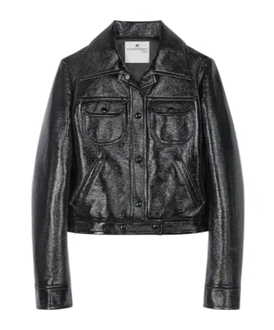 COURRÈGES COURRÈGES CROPPED TRUCKER JACKET