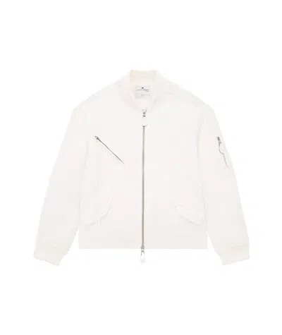 Courrèges Long-sleeved Casual Jacket In White