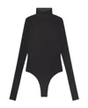 Courrèges Long-sleeved Jumpsuit In Black
