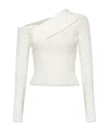 Courrèges Long-sleeved Sweater In White