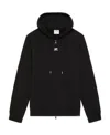 Courrèges Long-sleeved Zipper Sweatshirt In Black