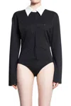 Courrèges Spread-collar Buttoned Jumpsuit In Black