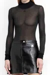 Courrèges Reedition Second Skin Top In Black