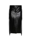 Courrèges Long Suspender Skirt Vinyl
