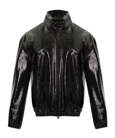 Courrèges Long-sleeved Casual Jacket In Black