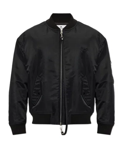 Courrèges Long-sleeved Casual Jacket In Black