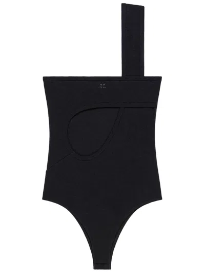 Courrèges Loop 90's Bodysuit In Black