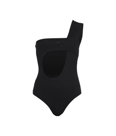 Courrèges Loop Buckle 90's Rib Bodysuit