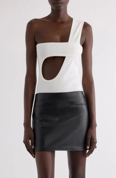COURRÈGES COURRÈGES LOOP BUCKLE '90S RIB BODYSUIT