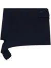 Courrèges Loop-knit Mini Skirt In Blue