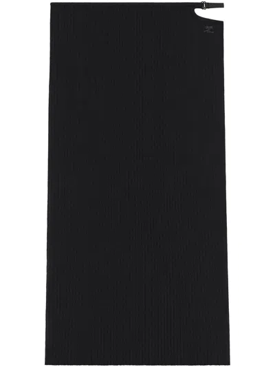 COURRÈGES LOOP MIDI SKIRT