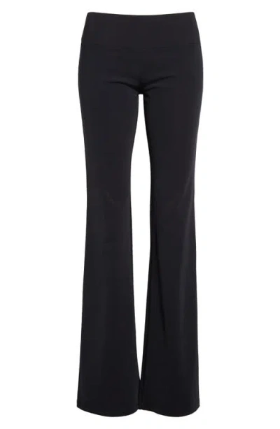 Courrèges Courregès Scuba Tech Jersey Bootcut Pants In Black