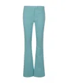 Courrèges Low-rise Tailored Trousers In Blue