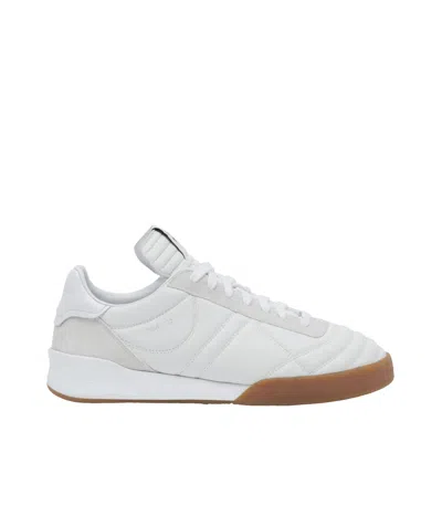 Courrèges Low-top Leather Sneakers In White