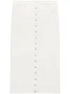 COURRÈGES LOW-WAISTED MIDI SKIRT