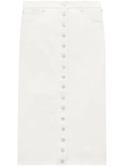 COURRÈGES COURRÈGES LOW-WAISTED MIDI SKIRT