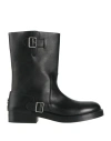 Courrèges Courreges Man Boot Black Size 8 Leather