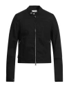 Courrèges Courreges Man Denim Outerwear Black Size 42 Cotton, Elastane In Black