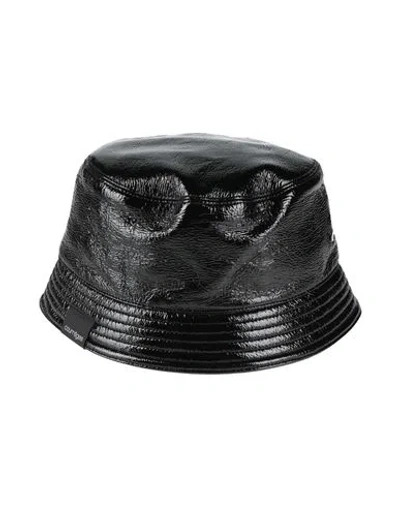 Courrèges Courreges Man Hat Black Size L Cotton, Polyurea, Elastane