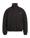 Courrèges Man Jacket Black Size S Cotton, Polyester In Black