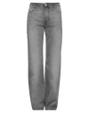 Courrèges Relaxed Denim Pants In Grey