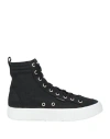 Courrèges Courreges Man Sneakers Black Size 9 Leather, Textile Fibers In Black