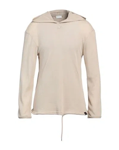 Courrèges Courreges Man Sweatshirt Beige Size M Polyester, Cotton In Beige