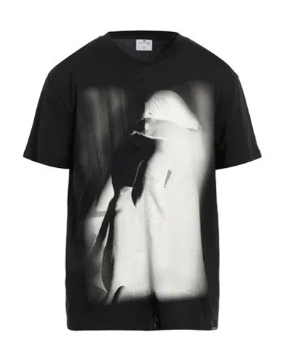 Courrèges Courreges Man T-shirt Black Size L Cotton