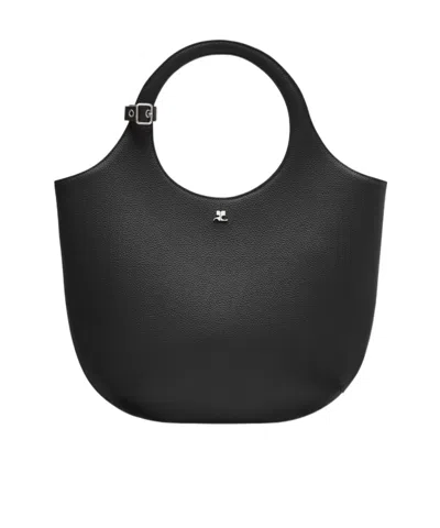 COURRÈGES COURRÈGES HOLY MEDIUM TOP HANDLE BAG