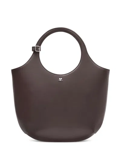 Courrèges Mittelgrosse Holy Handtasche In Bark