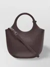 Courrèges Medium Leather Tote Bag With Adjustable Strap