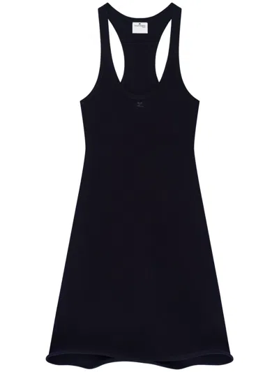 Courrèges Medusa Mini Dress In Blue