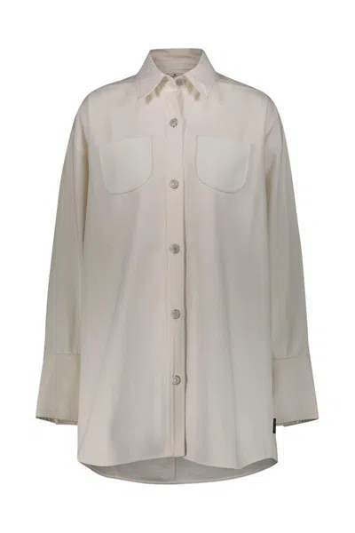 Courrèges Mega Size Dry Denim Shirt