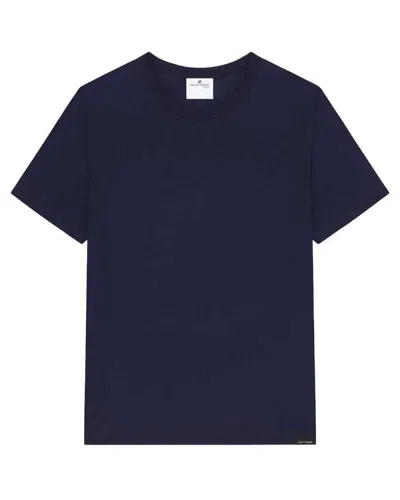 COURRÈGES MEN'S AC CLASSIC T-SHIRT IN NAVY
