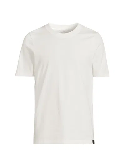 Courrèges Men's Ac Cotton Crewneck T-shirt In White