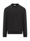 Courrèges Courreges Black Cotton Sweatshirt In Black