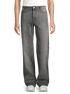 Courrèges Relaxed Denim Pants In Gray