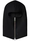 Courrèges Ac Logo Wool Balaclava In Black